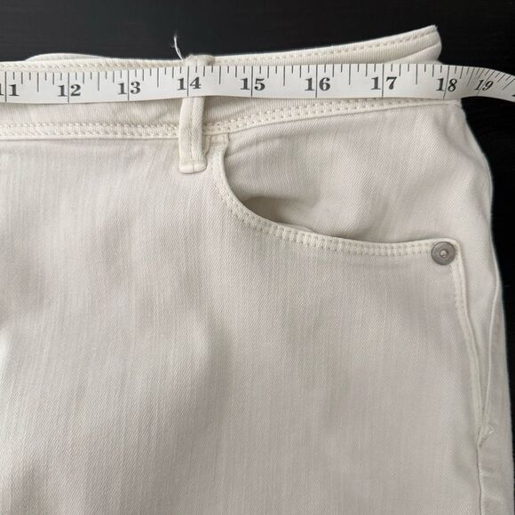 J Jill Denim Authentic Fit Slim Ankle Pants Womens Plus Sz 16 Beige Stretch - Picture 13 of 15